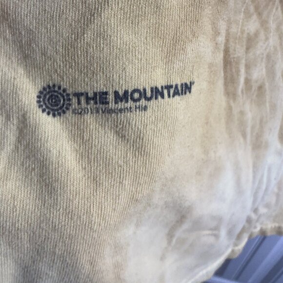 The Mountain Shirt Mens Golden Retriever Labrador Dog Face Yellow Tie Dye - Picture 3 of 5